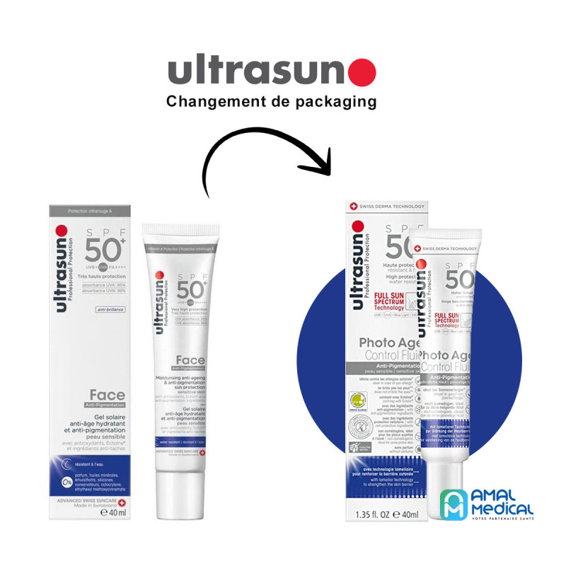 ultrasun ecran anti tache