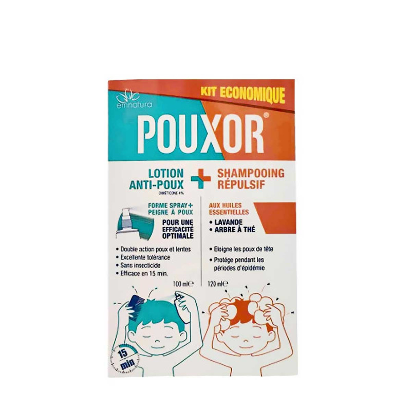 Pouxor - Kit de traitement anti-poux