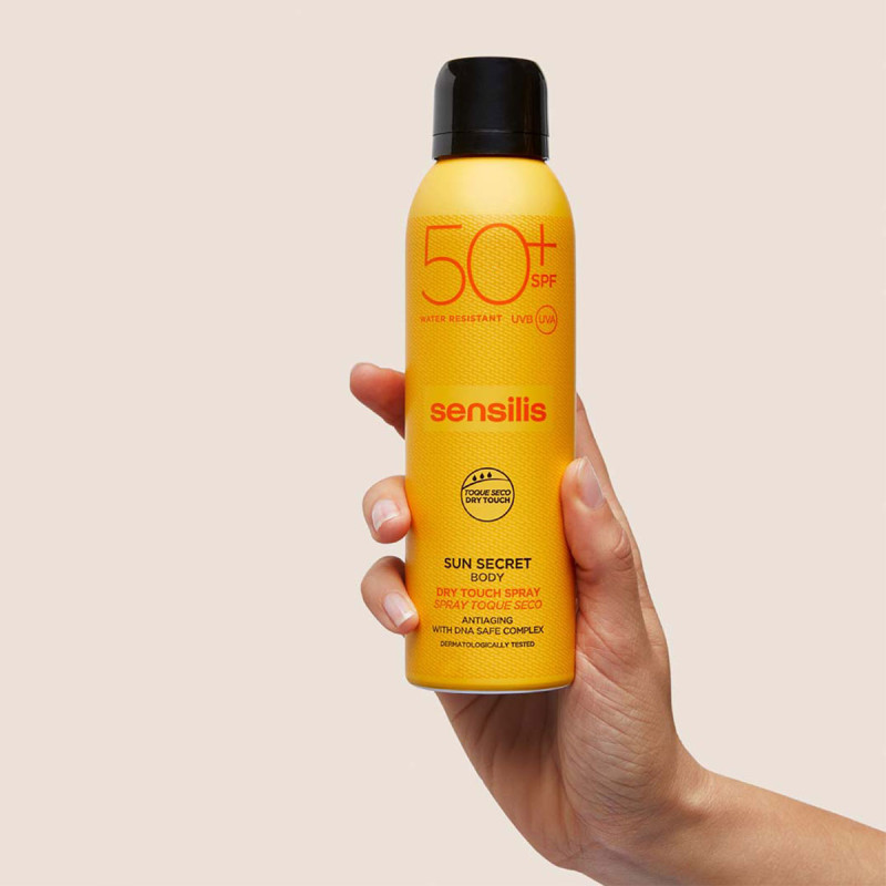 Sensilis - Spray solaire pour le corps - toucher sec - spf 50+ - 200ml