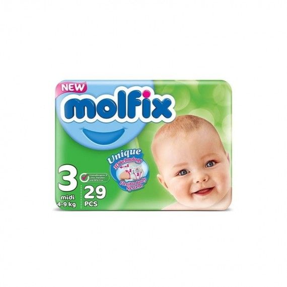 Molfix - Couches bébé - T3...