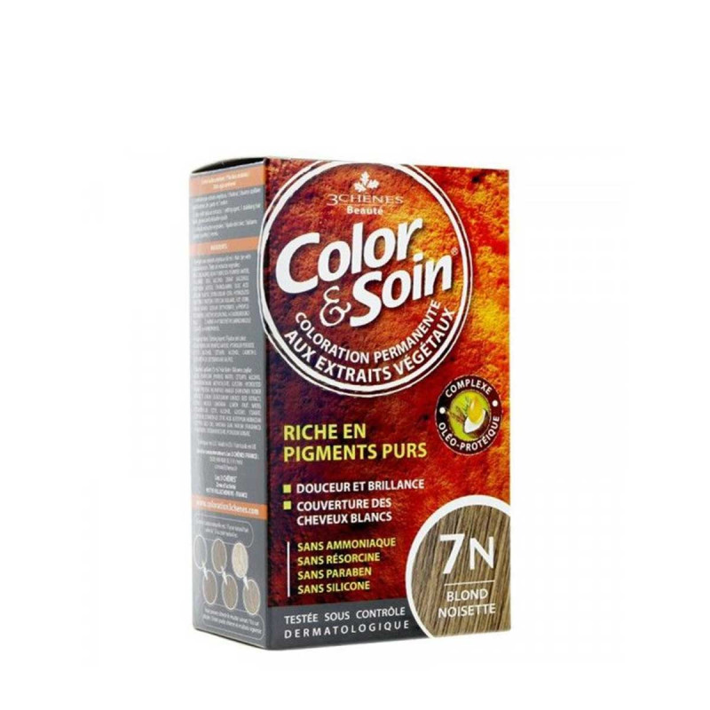 teinture cheveux blond noisette