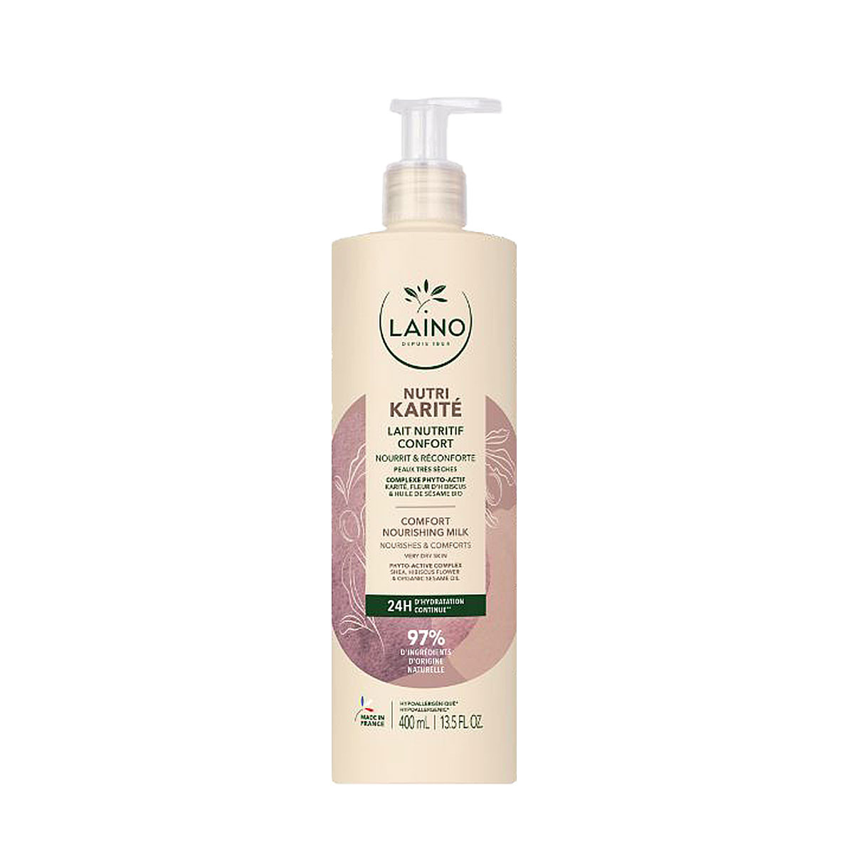 Laino nutri karité - Lait nutritif confort - 400ml