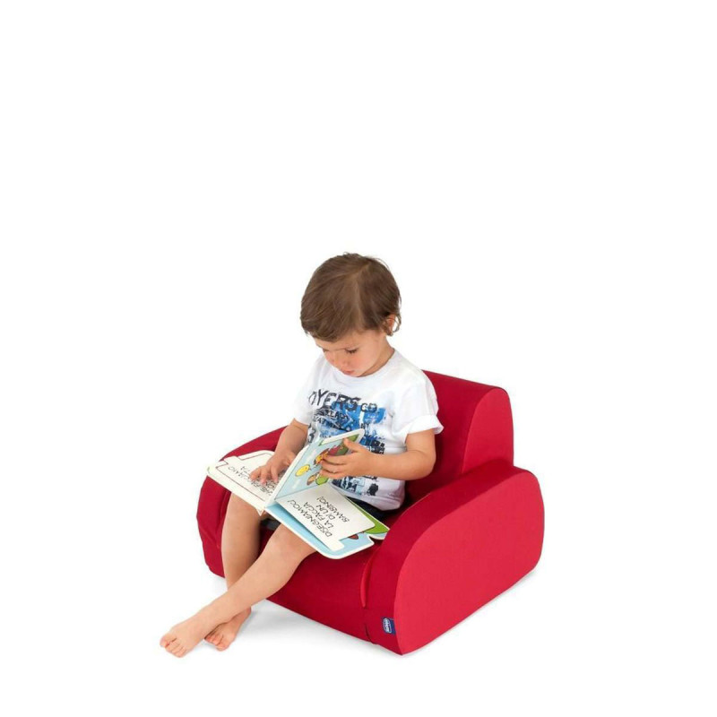 fauteuil rouge pour enfant et bébé