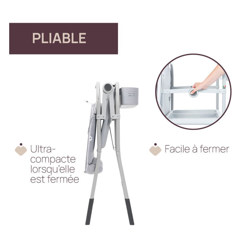 Pliable et compact