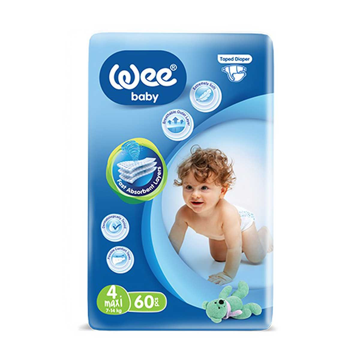 Wee Baby - Couches T4 - 60 pièces