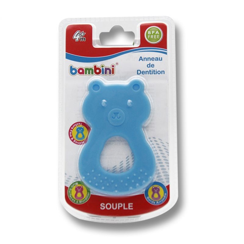 Anneau de dentition Bleu - Bambini Tunisie