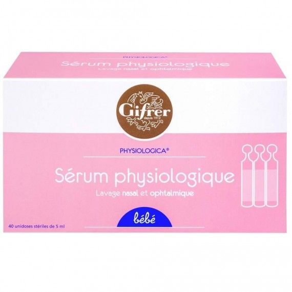 Gifrer Sérum physiologique 20 ampoules