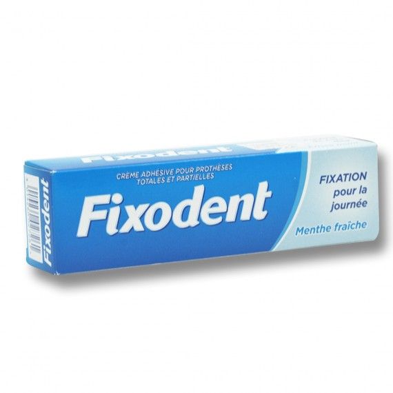 Crème adhésive menthe fraiche - Fixodent