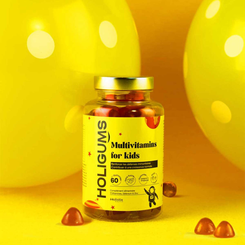 Holigums multivitamines pour enfants - 60 gummies