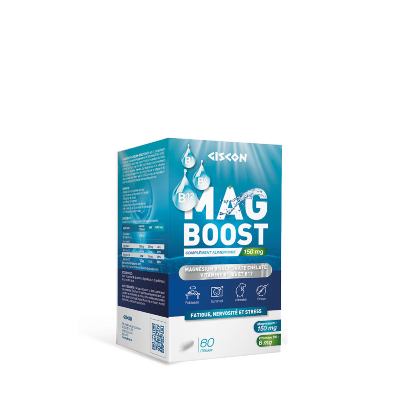 Magnésium bisglycinate - 60 gélules