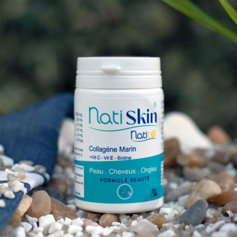 Enrichi en collagène marin Naticol® de haute qualité, vitamines et minéraux essentiels