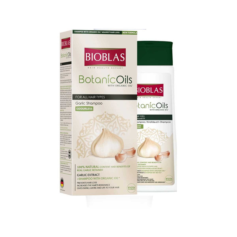 Bioblas - Shampoing fortifiant anti- chute à l'ail - 360 ml