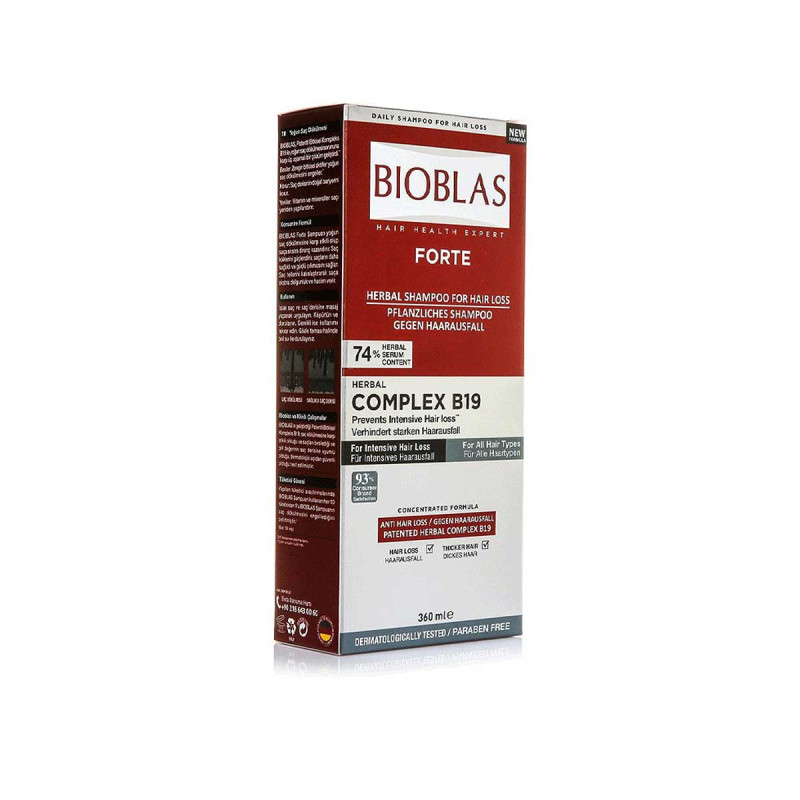 Bioblas - Shampoing Forte anti-chute intensive complex B19 - 360 ml
