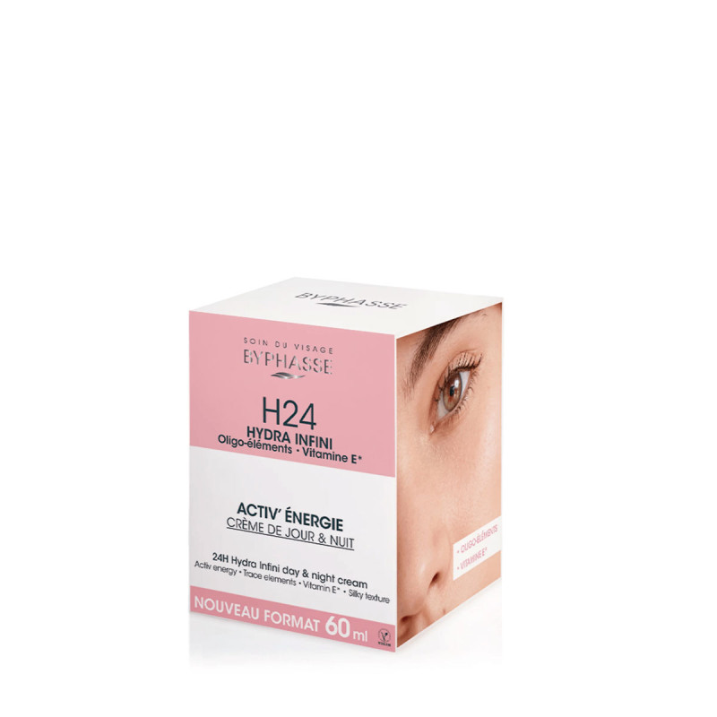 Byphasse - Crème Hydra Infini 24h Jour et Nuit - 60ml