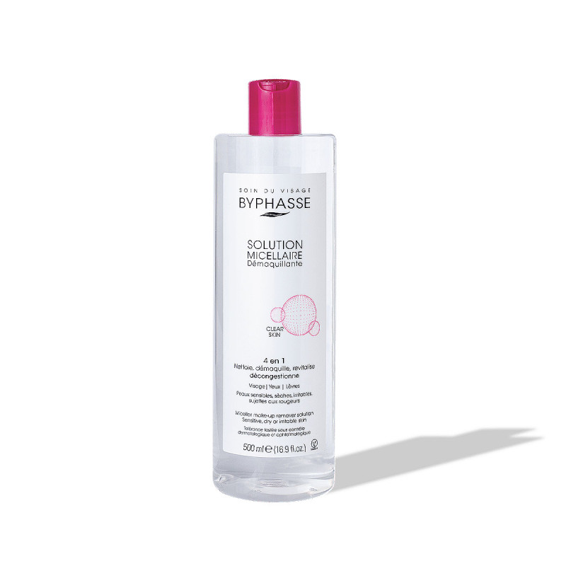 BYPHASSE - Solution micellaire démaquillante 4 en 1