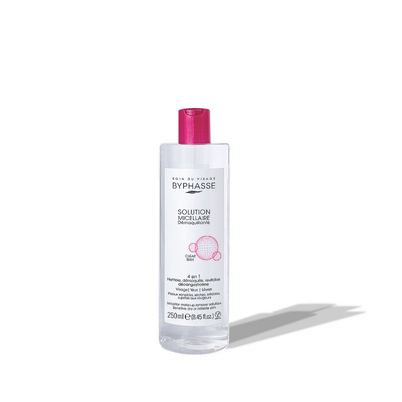 BYPHASSE - Solution micellaire démaquillante 4 en 1