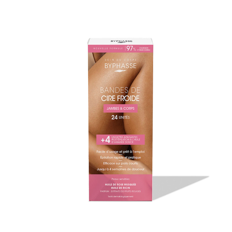 BYPHASSE - Bandes de cire froide jambes et corps