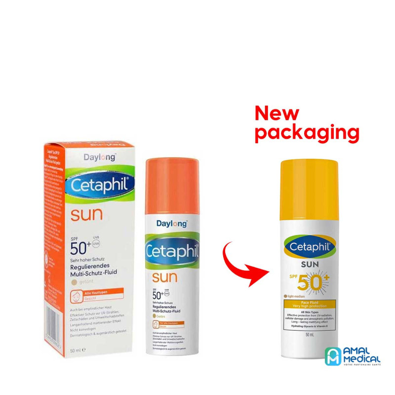 Cetaphil sun face fluid - Ecran solaire teinté spf50