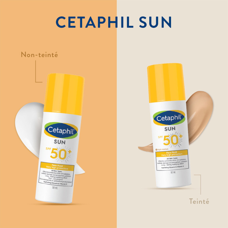Cetaphil sun face fluid - Ecran solaire teinté spf50