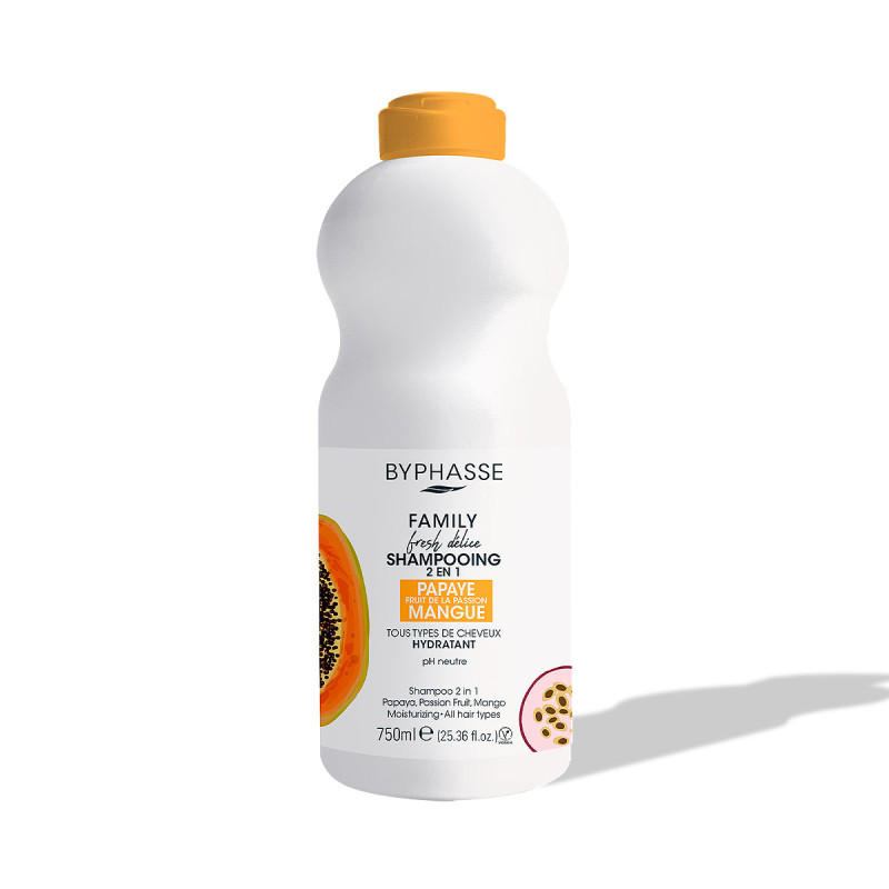 BYPHASSE - Shampoing Family hydratant papaye