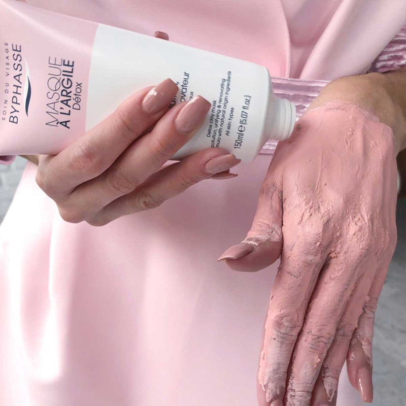 Masque à l'argile detoxifiant de Byphasse