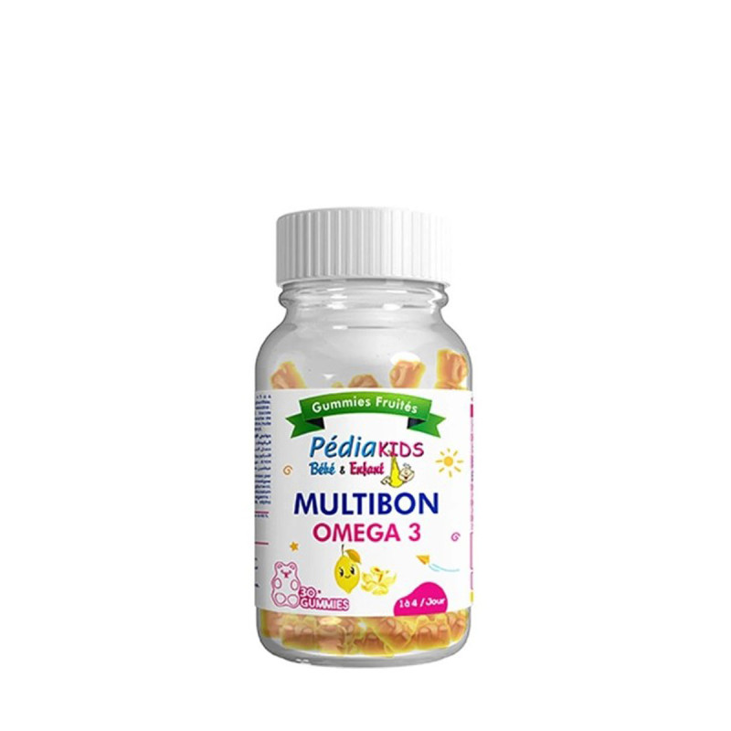 Pédiakids Multibon Omega 3 - 30 Gummies