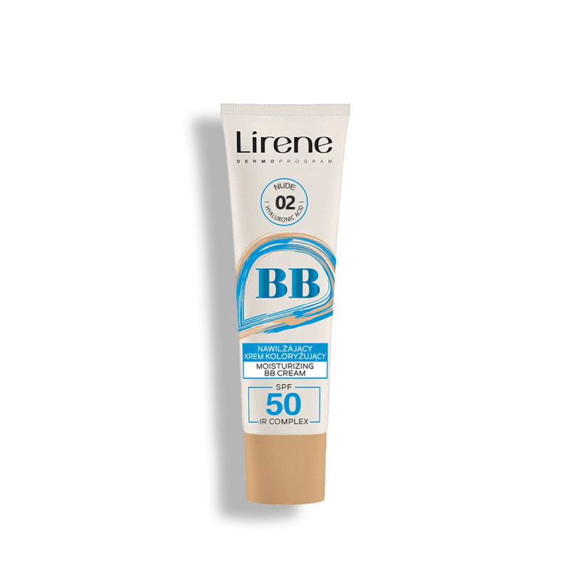 Lirene - crème BB teintée hydratante SPF50 02 Nude - 30ml