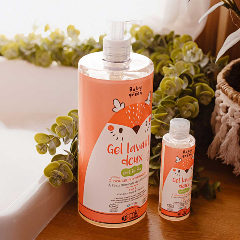 MKL - Baby Green Gel lavant doux Bio