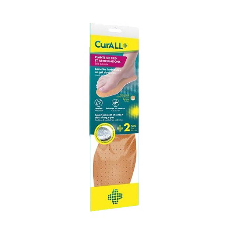 Curall - Semelle interieurs en gel doublées