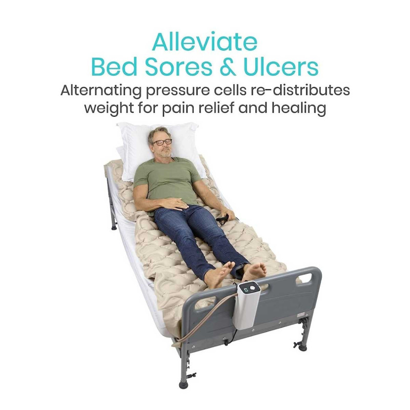 Surmatelas à pression alternée et à pompe