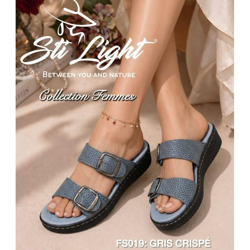 Claquette Orthopédique Femme FS019 - Gris