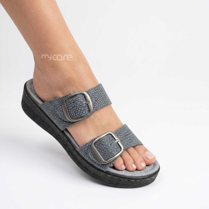Claquette Orthopédique Femme FS019 - Gris