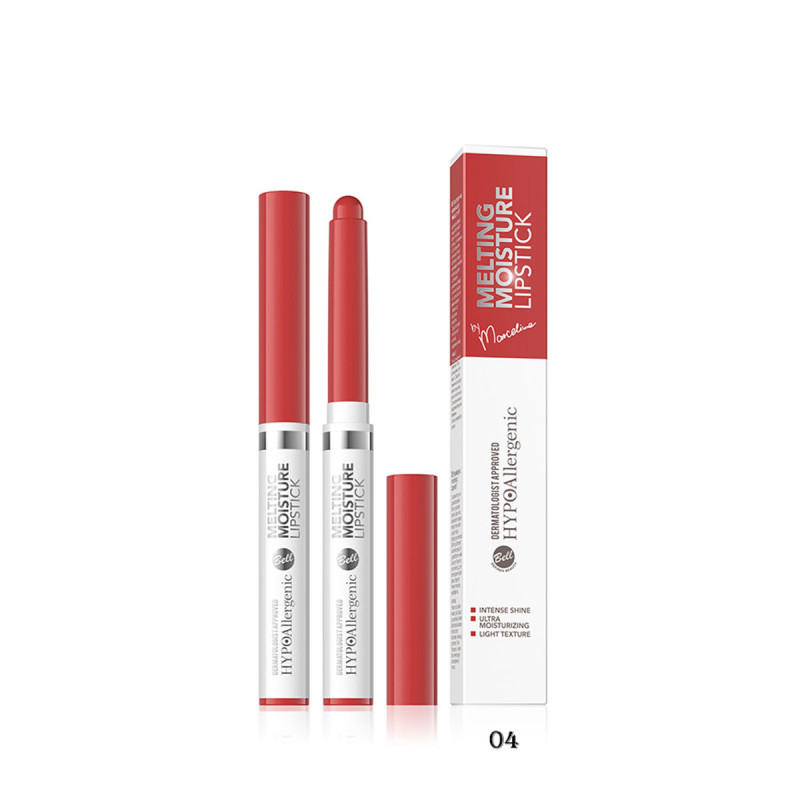 Bell - Lipstick Hypoallergénique fondant hydratant - Ref 004 Fresh Coral