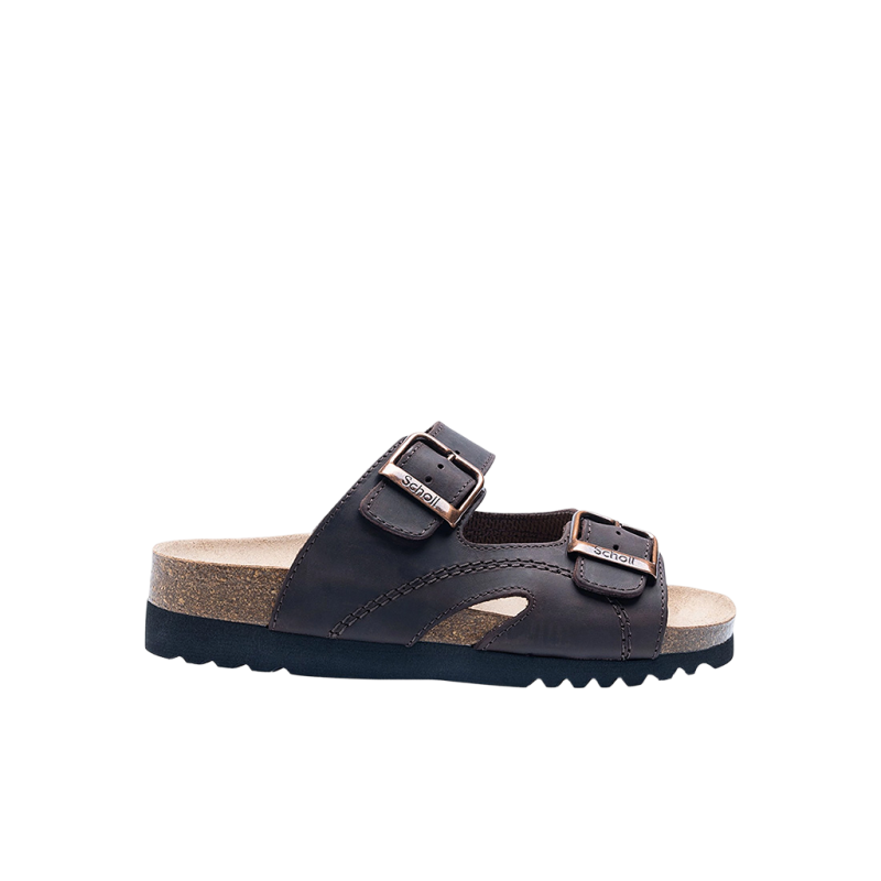 Scholl Moldava - Mule orthopédique homme - Marron Foncé