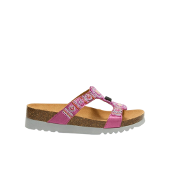 Scholl New Bogota' Wedge - Mule orthopédique femme - Fuchsia/Argent