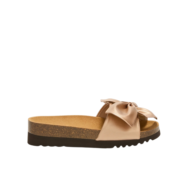 Scholl Bowy 2.0 - Claquette orthopédique femme - rose or