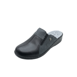 Sabot Orthopédique Femme Noir croco - EV010