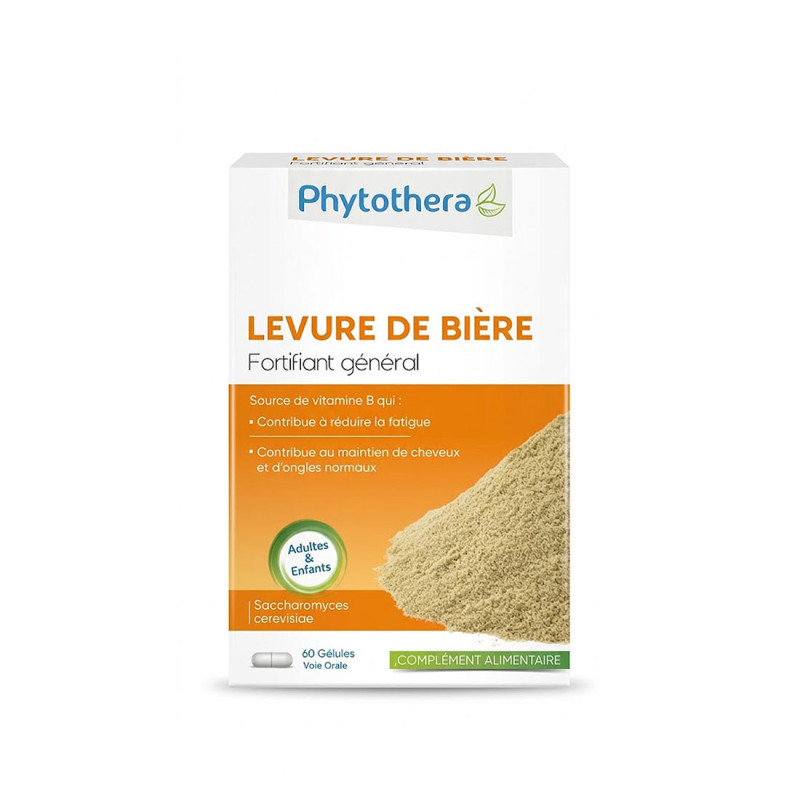 Phytothera - Complément alimentaire - Levure de bière - 60 capsules