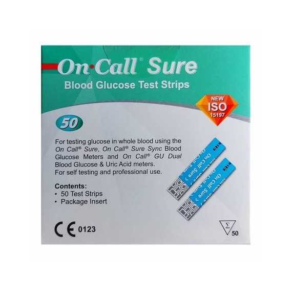 Bandelettes test glycémie -...