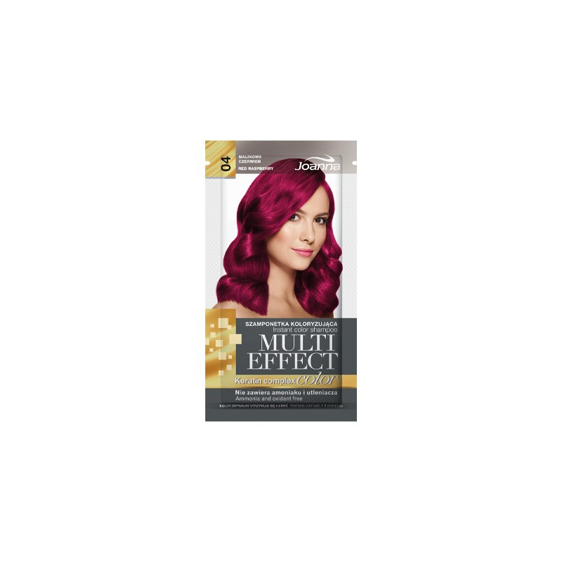shampoing colorant rouge framboise