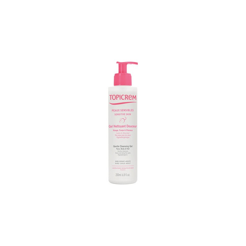 Gel nettoyant douceur corps et cheveux - Topicrem 200ml