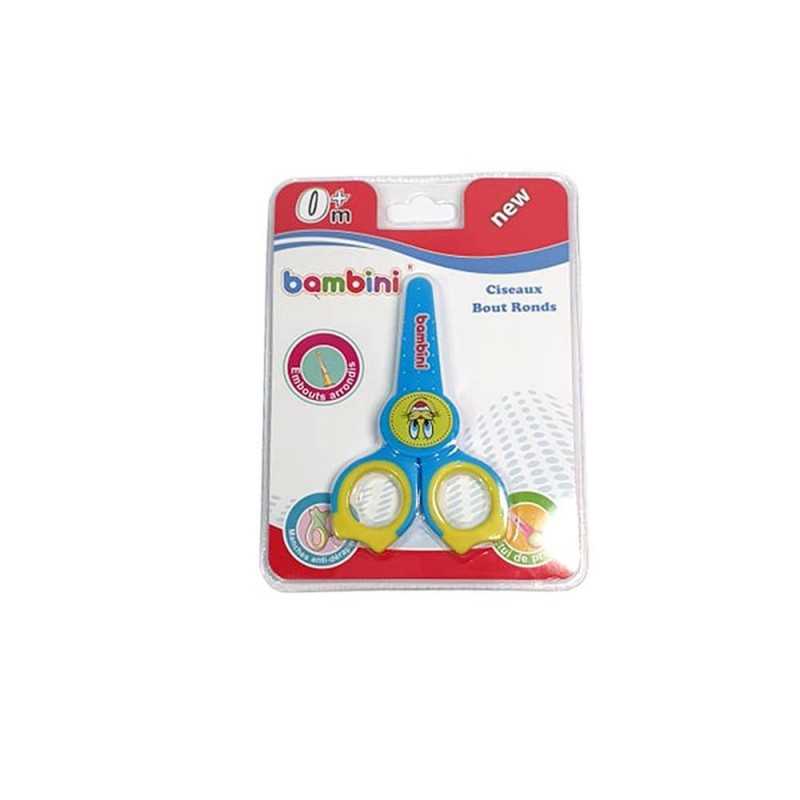 Ciseaux bout rond bleu - Bambini