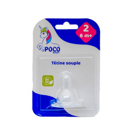 Tétine souple en silicone -...