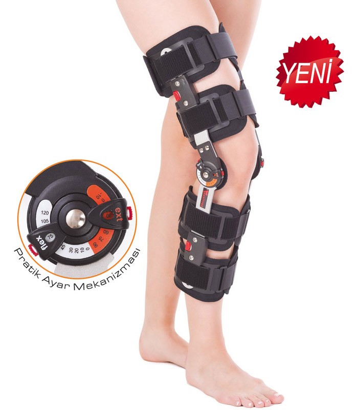 Genouillère stabilisatrice articulée (réglable en hauteur) - Variteks