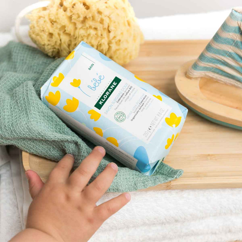 Savon surgras doux - Klorane - 250gr