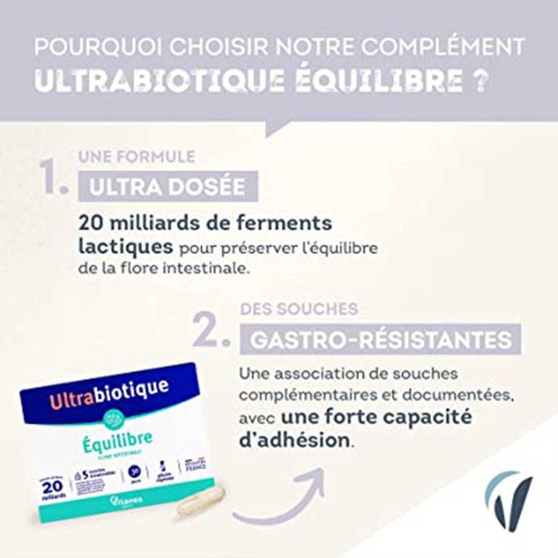 Vitavea Ultrabiotique Equilibre - Balance - 10 Gélules