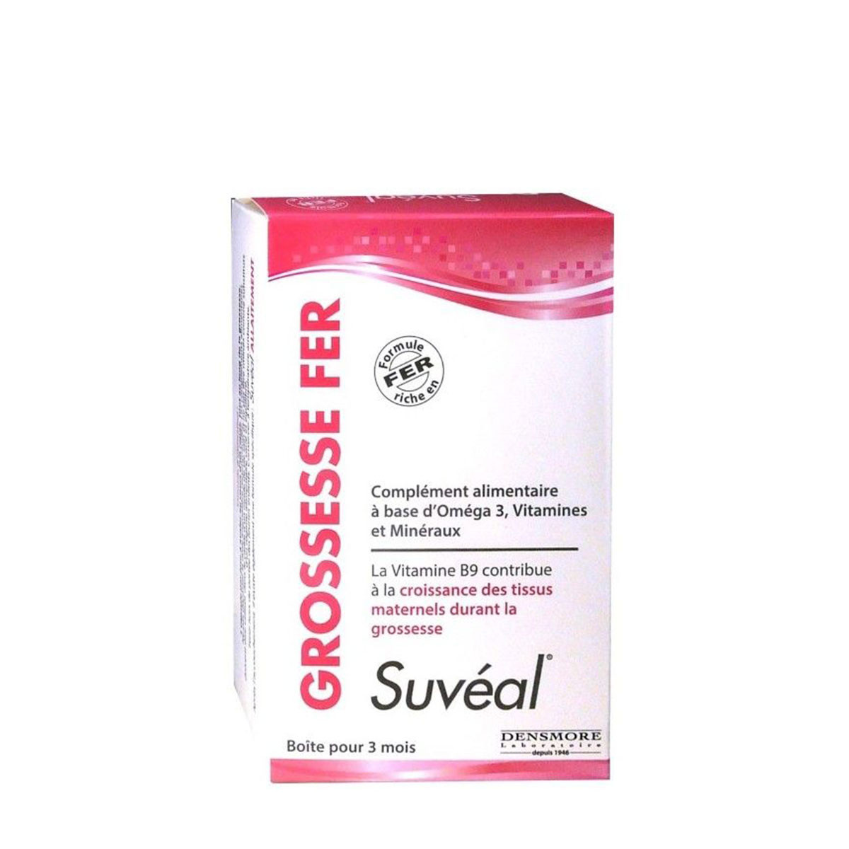 Suveal Grossesse - Complément alimentaire - Fer - 90 capsules